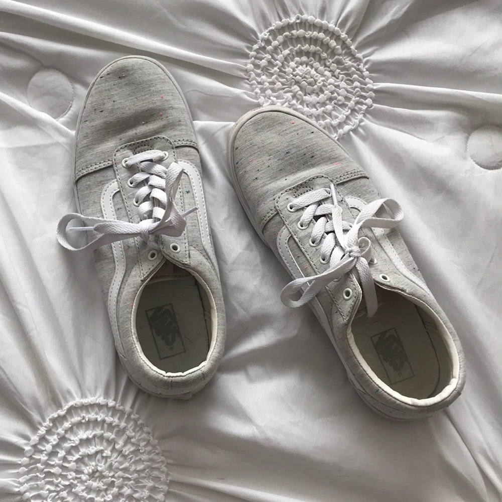 White & Grey Vans